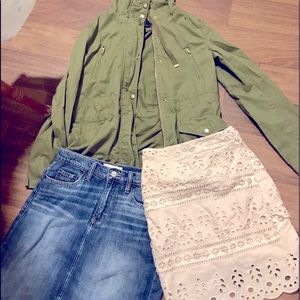 🌟3 item bundle - 2 Cute Skirts and a jacket